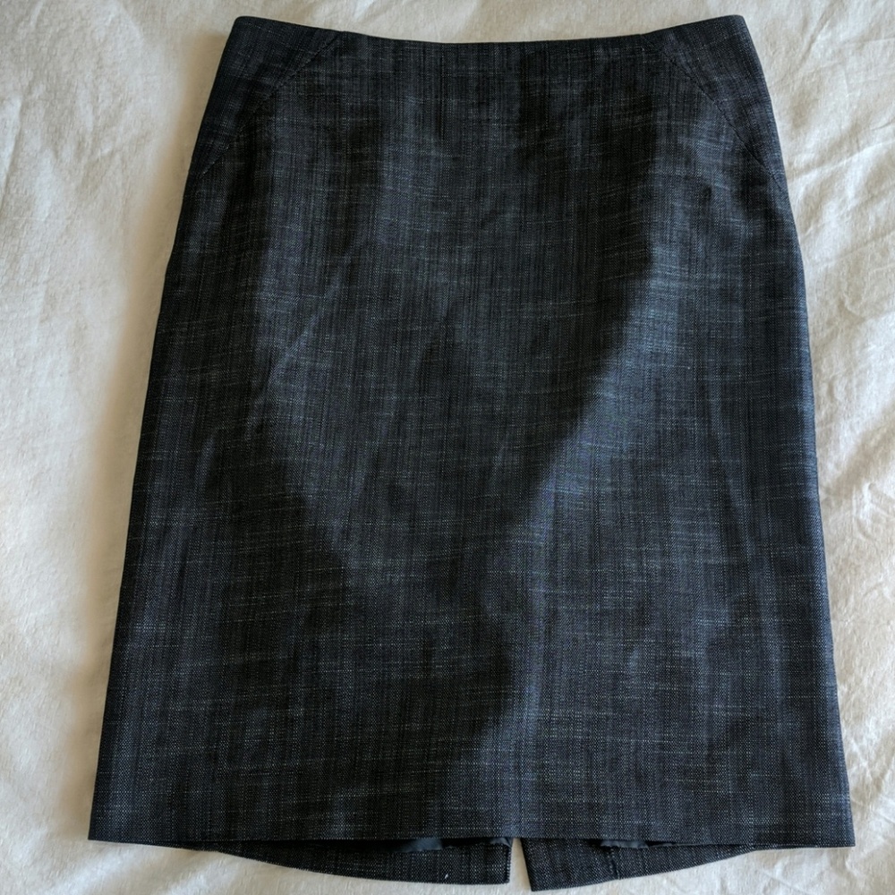 Lined work skirt